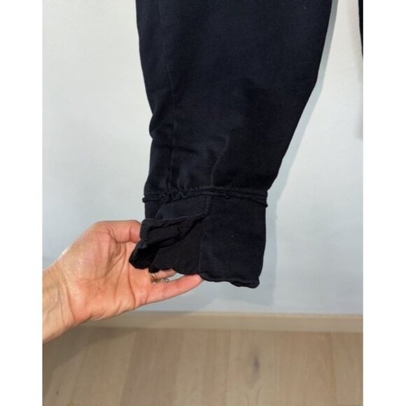 KristenseN Du Nord Pants Size 2 Medium Small Black Straight Drop Crotch Adult - Picture 3 of 4